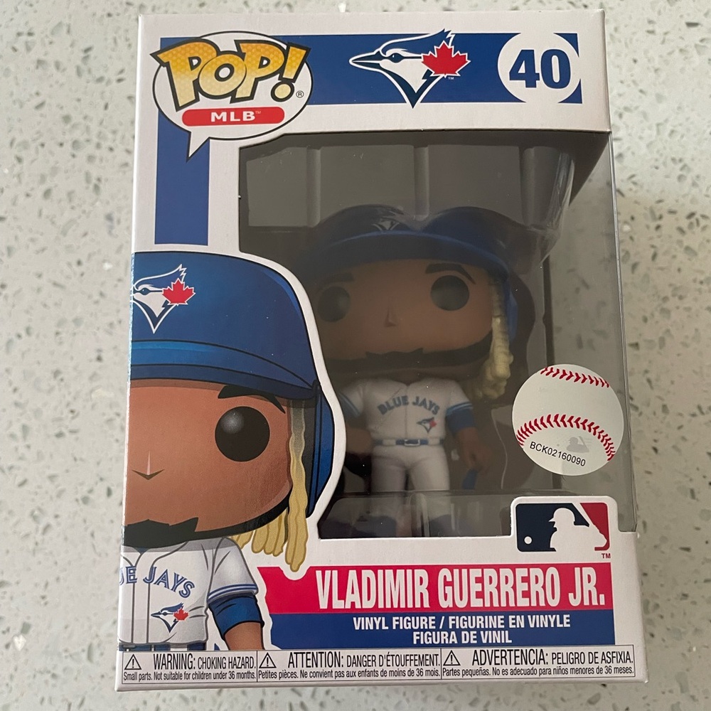 Funko Pop! Vladimir Guerrero Jr. Figure - Blue and White